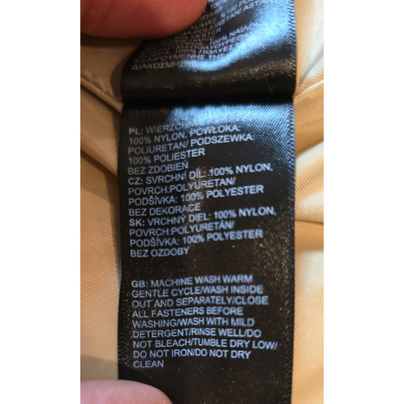 The North Face HyVent Tan Hooded Rain Jacket Full Zip XS Waterproof Jacket - Picture 9 of 16